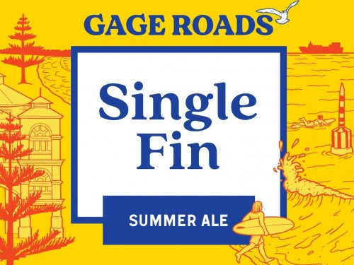 Gage roads single fin summer ale 330mL