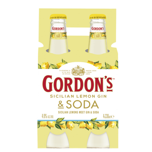 Gordons Sicilian lemon Gin & soda 330mL