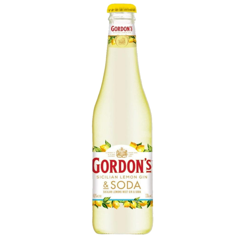Gordons Sicilian lemon Gin & soda 4.0% 330mL
