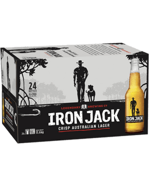 Iron Jack Crisp Lager Bottles  330mL