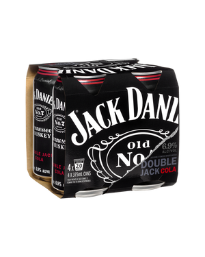 Jack Daniel's Double Jack & Cola Cans 375mL