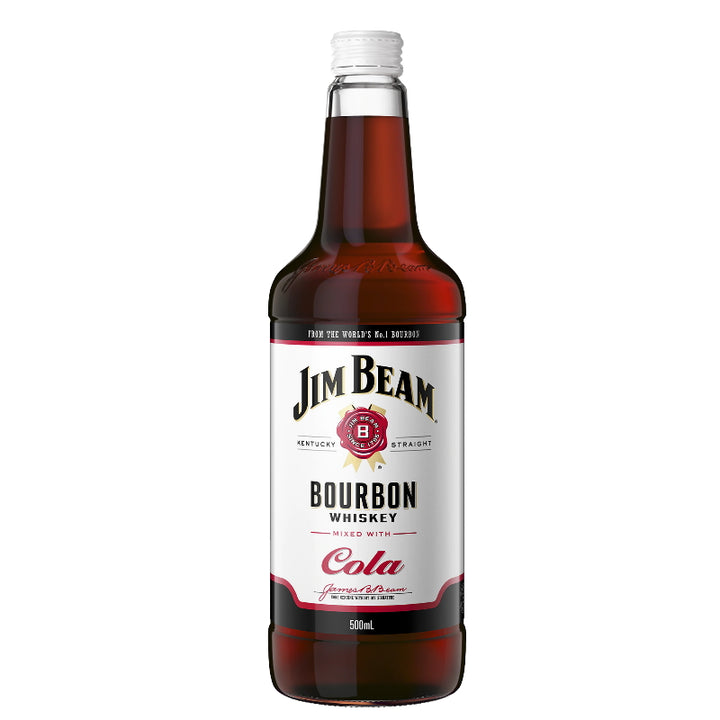 JIM BEAM WHITE LABEL BOURBON & COLA 500ML