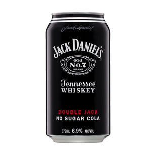 Jack Daniel's Double Jack & Zero Sugar Cola Cans 375mL 10 pack