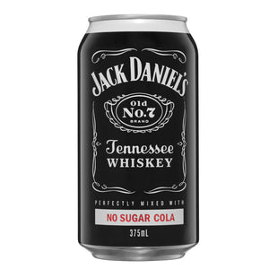 Jack Daniel's Tennessee Whiskey Double Jack & Zero Sugar Cola Cans