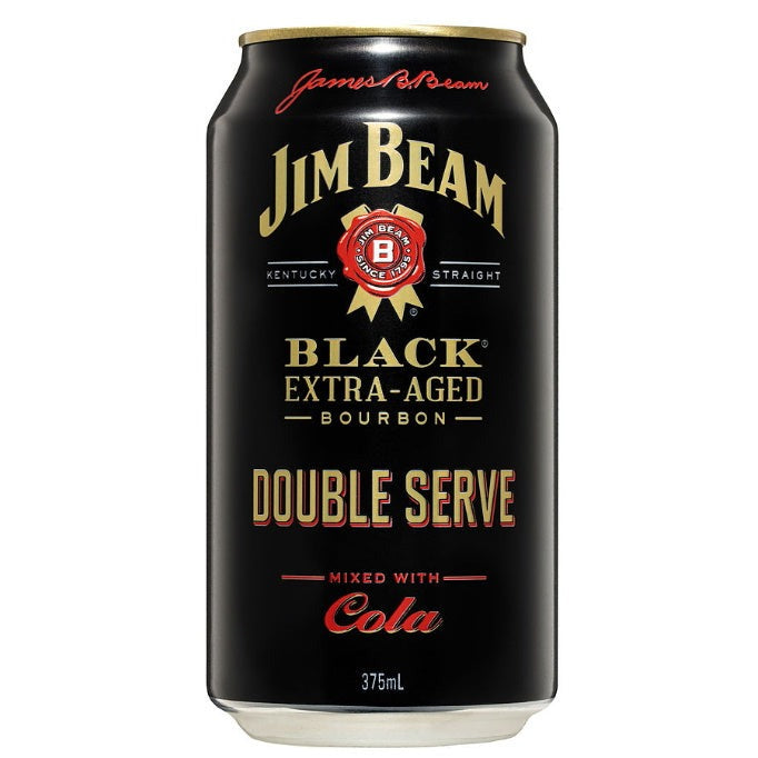 Jim Beam Black Double serve 6.9% 375mL