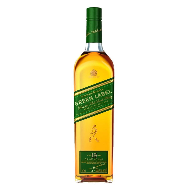 Johnnie Walker Green label Blended Malt Scotch Whisky 430% 700mL