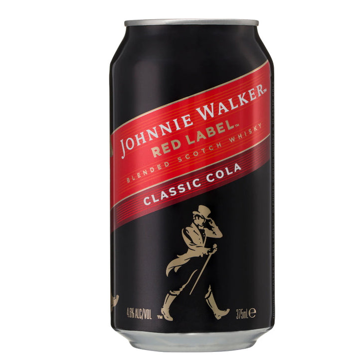 Johnnie Walker Red Label Classic Cola 4.6% 375mL