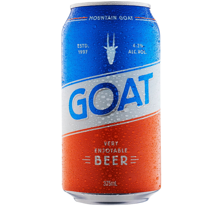 MOUNTAIN GOAT VERY ENJOYABLE BEER CANS 375ML