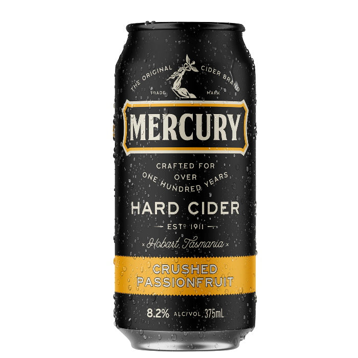 Mercury hard cider Passionfruit 8.2% 375mL