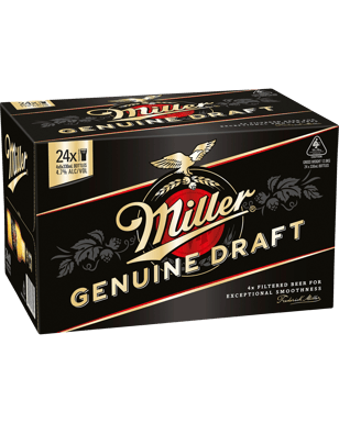 Miller Genuine Draft 4.7%  330mL