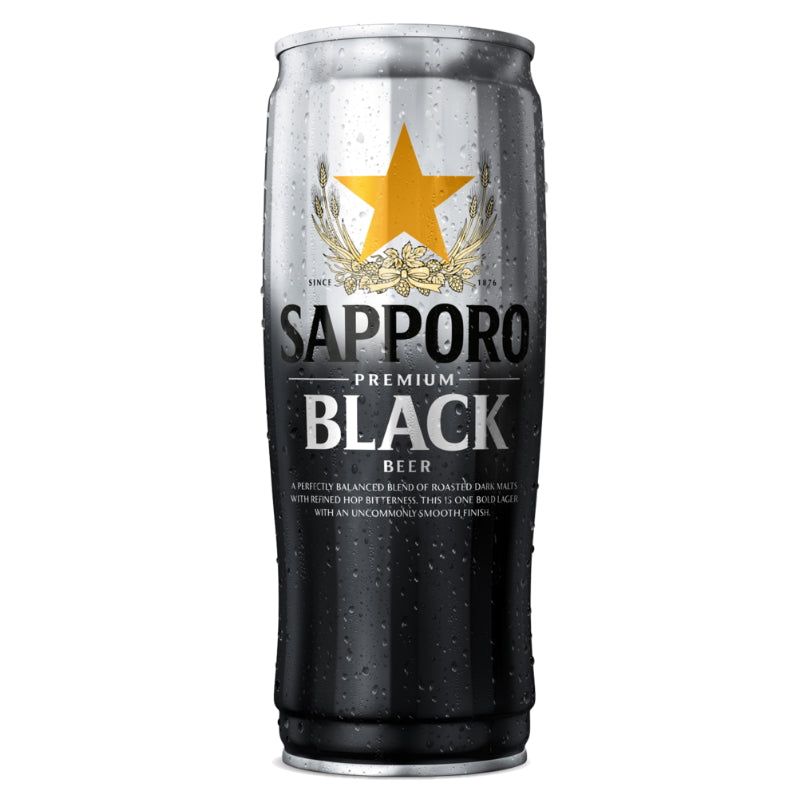 Sapporo Primium Black Beer 5.0% 650mL