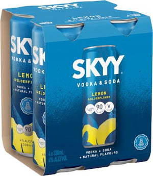 Skyy vodka & soda lime mint 330ml