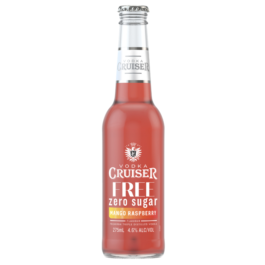 Vodka Cruiser ZERO sugar Mango raspberry 275mL – Auzi Liquor