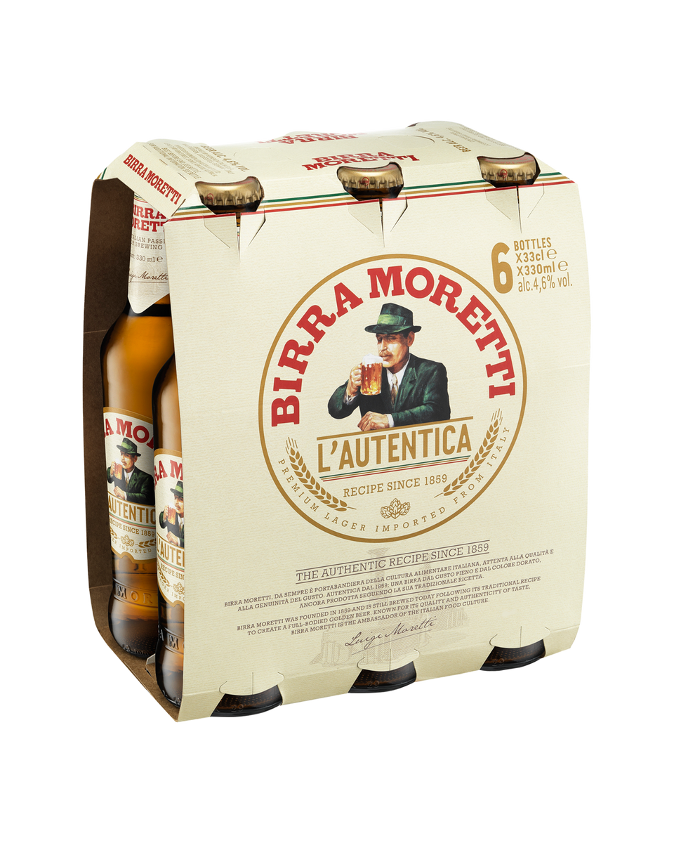 Birra Moretti Lager Bottles 330mL – Auzi Liquor