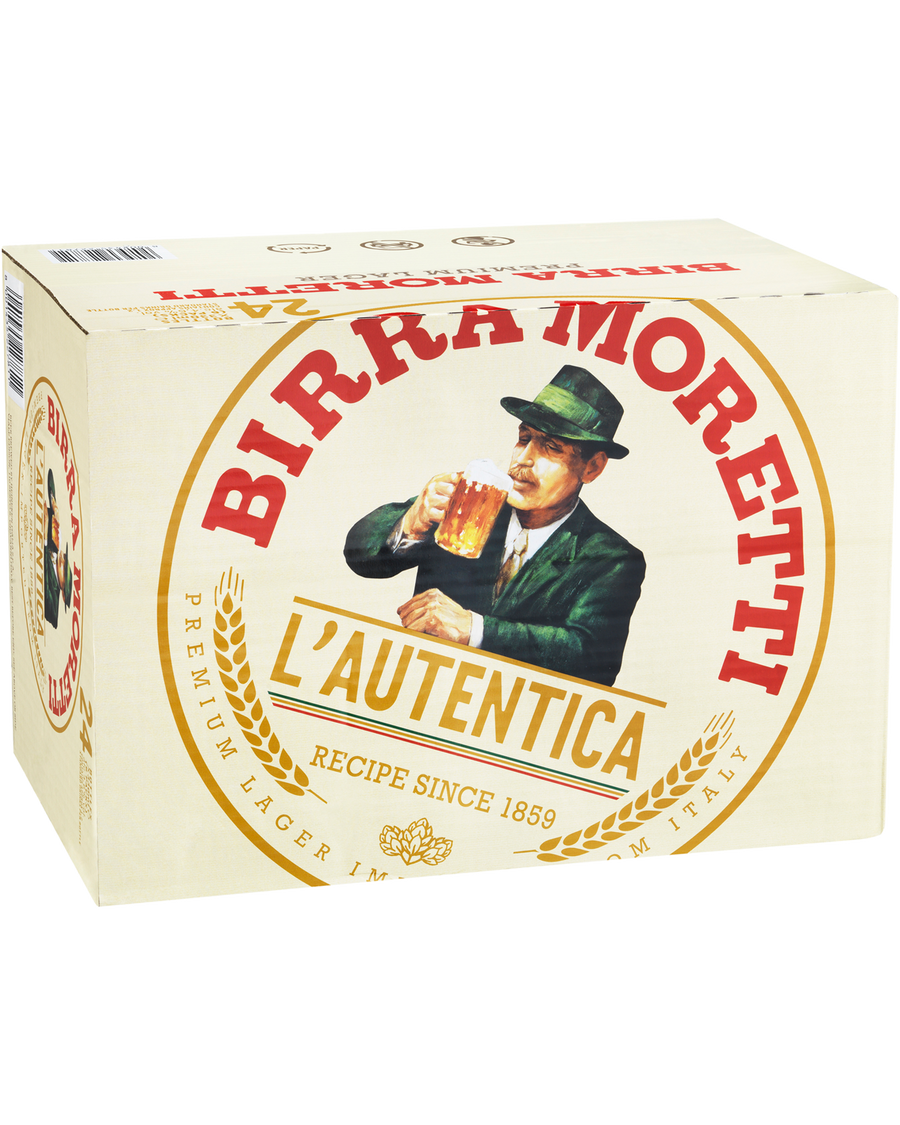 Birra Moretti Lager Bottles 330mL
