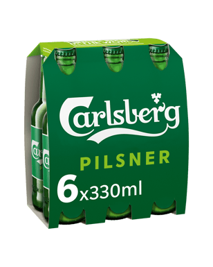 Carlsberg Green Pilsner Beer 330mL