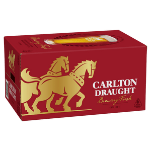 Carlton Draught 4.6% 375mL Bottles