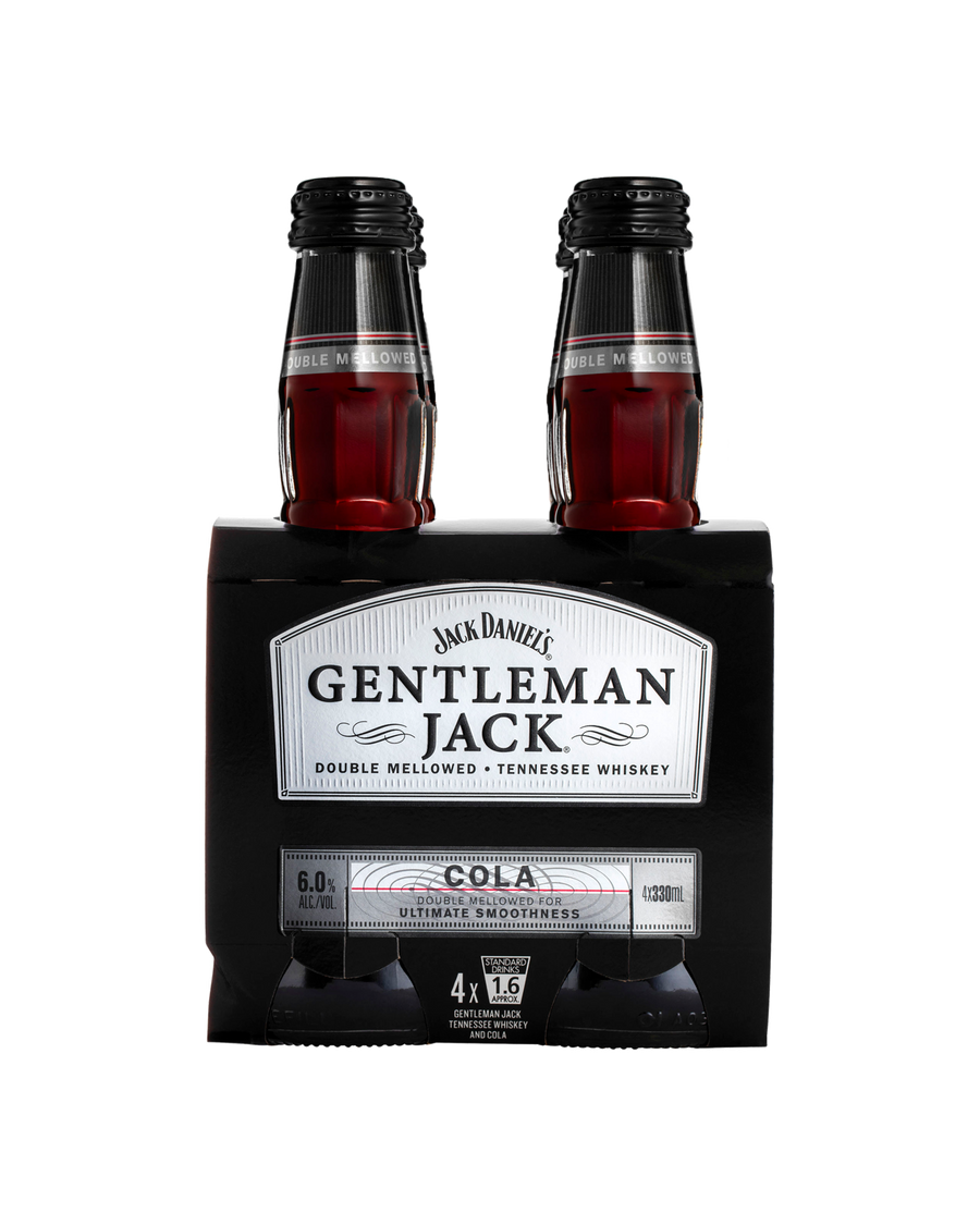 Jack Daniel’s Gentleman Jack Rare Whiskey & Cola 330mL 6%