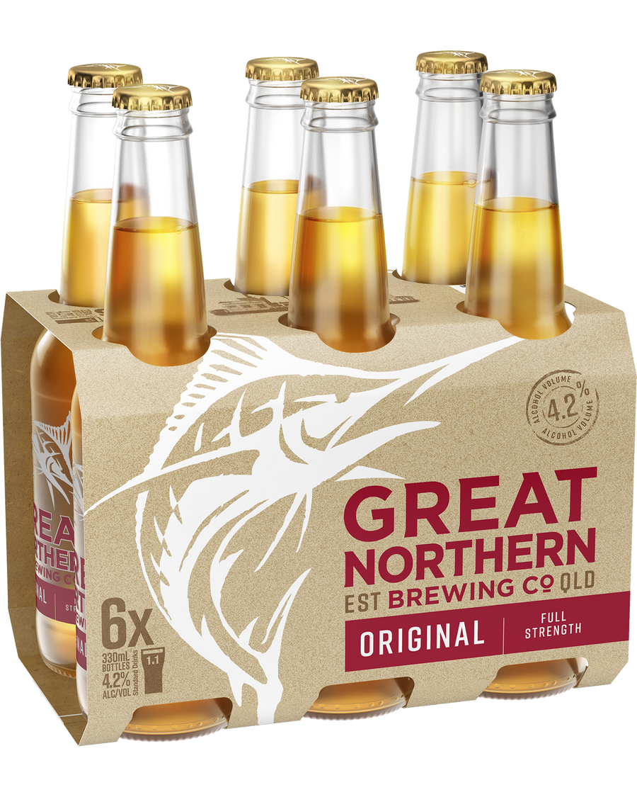 Great Northern Original Lager Bottles 330mL