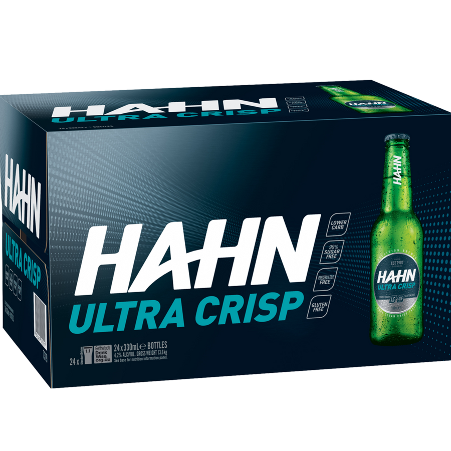 Hahn Ultra Crisp Gluten Free Bottles 330mL