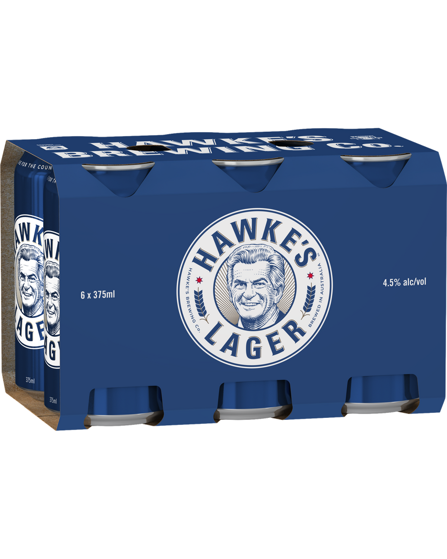 Hawkes lager  375mL