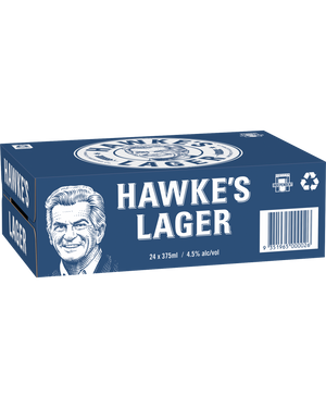 Hawkes lager  375mL