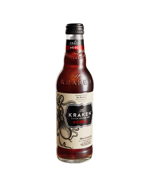 Kraken black Spiced Rum & Cola 5.5% 330mL Bottles