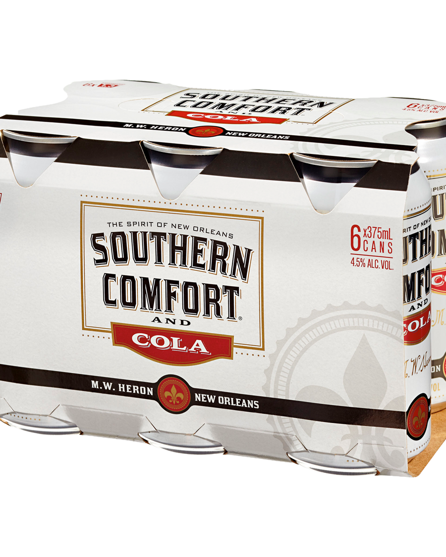 Southern Comfort & Cola Cans  375mL