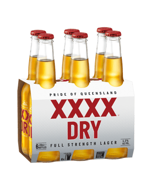 XXXX Dry 4.2% 330mL-Bottle